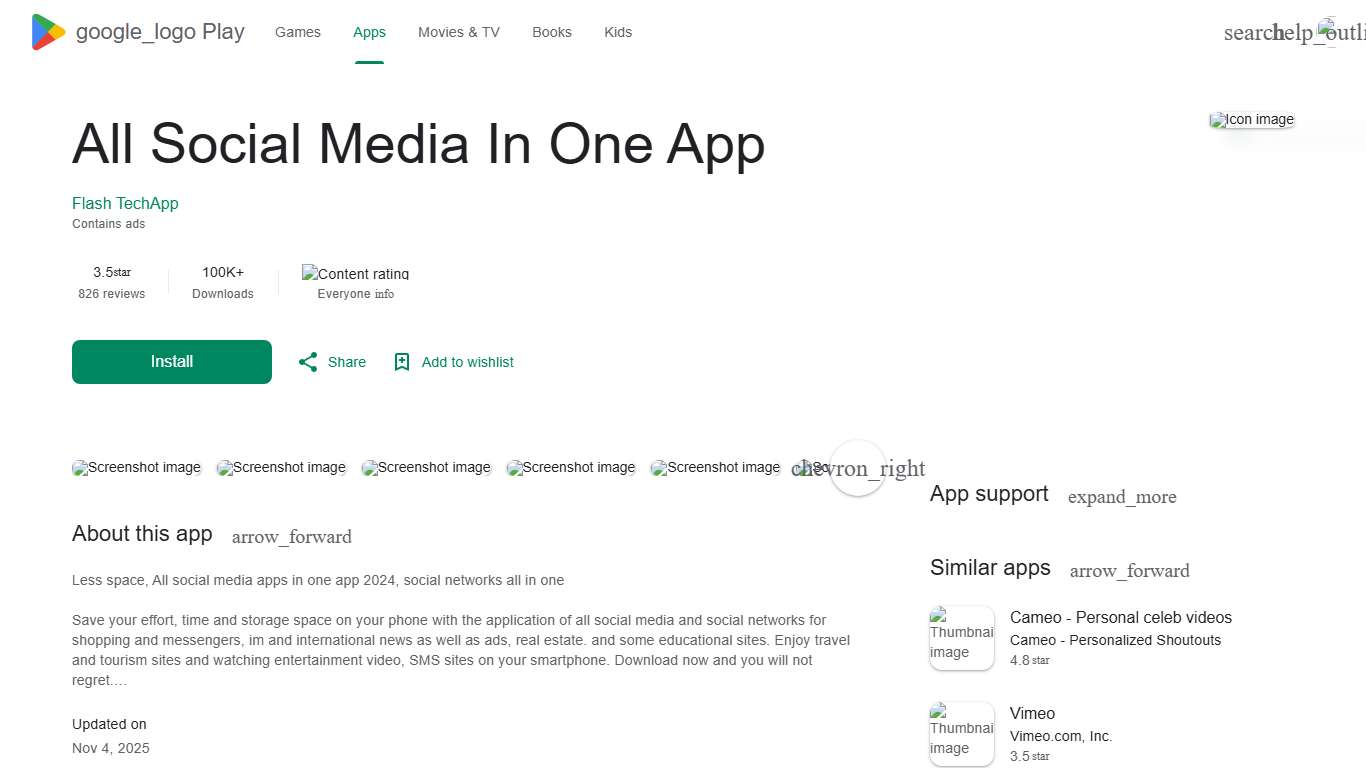 All Social Media In One App - Apps on Google Play